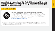 Probability of Survival + PK Deficiency Disease Complications Data